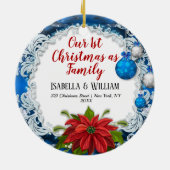 デルの初めてのクリスマスズアズファミリーオーナメント セラミックオーナメント (裏面)