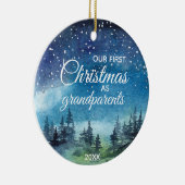 デルの初めてのクリスマスズアズ祖父母オーナメント セラミックオーナメント (右)