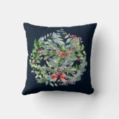 デルの初めてのクリスマスズアズ祖父母モダンリース クッション (裏面)