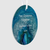 デルの初めてのクリスマスズトゥガートジオーユニークド オーナメント (正面)