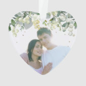 デルの初めてのクリスマスMr&Mrフォトハート オーナメント (裏面)