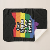 デルの州オブデルのプライド|オハイオ シェルパブランケット (正面(横))