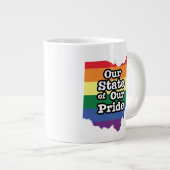 デルの州オブデルのプライド|オハイオ ジャンボコーヒーマグカップ (正面右)
