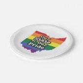 デルの州オブデルのプライド|オハイオ ペーパープレート (アングル)