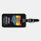 デルの州オブデルのプライド|オハイオ ラゲッジタグ (正面横)