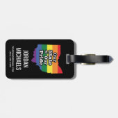 デルの州オブデルのプライド|オハイオ ラゲッジタグ (裏面横)