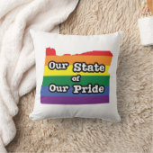 デルの州オブデルのプライド|オレゴン クッション (ブランケット)