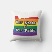 デルの州オブデルのプライド|オレゴン クッション (裏面)