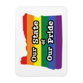 デルの州オブデルのプライド|オレゴン マグネット (縦)
