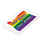 デルの州オブデルのプライド|オレゴン マグネット (左側)