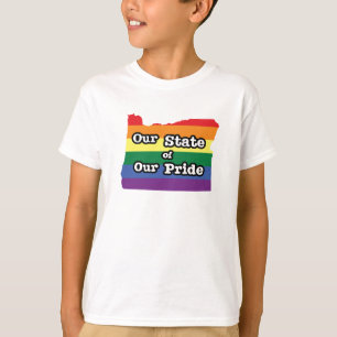 デルの州オブデルのプライド オレゴン Tシャツ