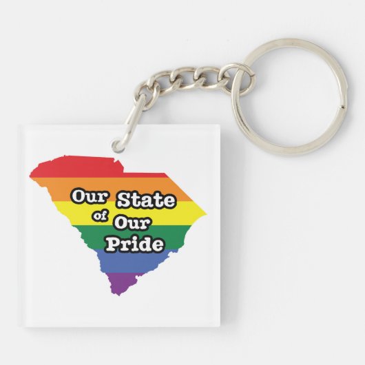 デルの州オブデルのプライド|サウスカロライナ州 キーホルダー (裏面)