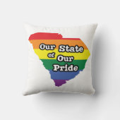 デルの州オブデルのプライド|サウスカロライナ州 クッション (裏面)
