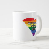 デルの州オブデルのプライド|サウスカロライナ州 ジャンボコーヒーマグカップ (正面右)