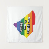 デルの州オブデルのプライド|サウスカロライナ州 タペストリー (正面(横))