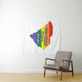 デルの州オブデルのプライド|サウスカロライナ州 タペストリー (インサイチュ(横))