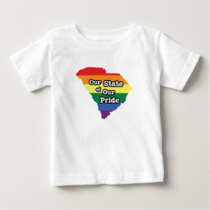デルの州オブデルのプライド サウスカロライナ州 ベビーTシャツ