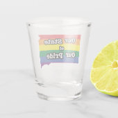 デルの州オブデルのプライド|サウスダコタ州 ショットグラス (裏面)