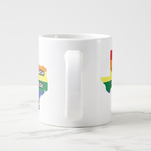デルの州オブデルのプライド|テキサス州 ジャンボコーヒーマグカップ (裏面)