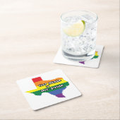 デルの州オブデルのプライド|テキサス州 スクエアペーパーコースター (インサイチュ)