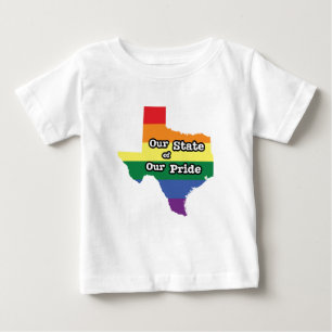 デルの州オブデルのプライド テキサス州 ベビーTシャツ