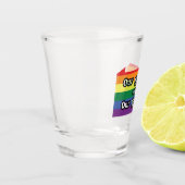 デルの州オブデルのプライド|ペンシルバニア州 ショットグラス (左)