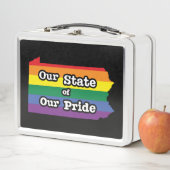 デルの州オブデルのプライド|ペンシルバニア州 メタルランチボックス (インサイチュ)