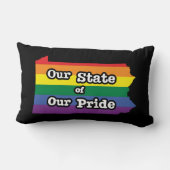 デルの州オブデルのプライド|ペンシルバニア州 ランバークッション (裏面)