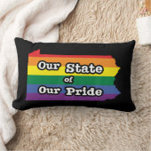 デルの州オブデルのプライド|ペンシルバニア州 ランバークッション (ブランケット)