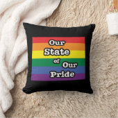 デルの州オブデルのプライド|ワイオミング クッション (ブランケット)