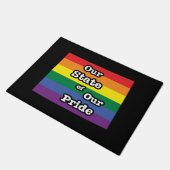 デルの州オブデルのプライド|ワイオミング ドアマット (アングル)