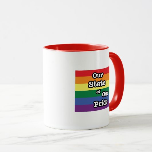 デルの州オブデルのプライド|ワイオミング マグカップ (正面右)