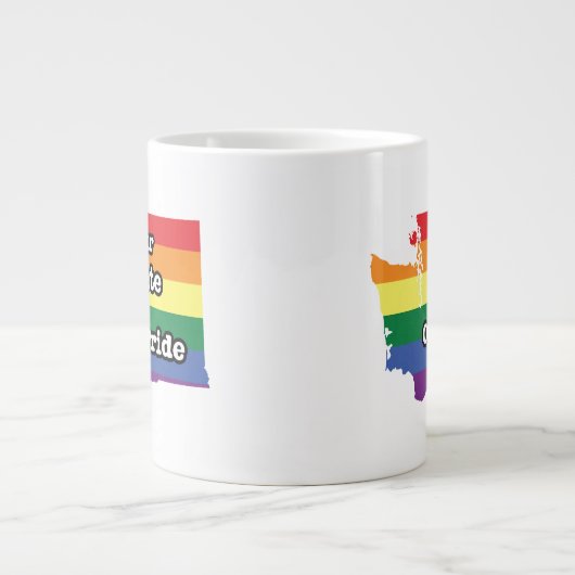 デルの州オブデルのプライド|ワシントン ジャンボコーヒーマグカップ (正面)
