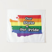 デルの州オブデルのプライド|ワシントン タペストリー (正面(横))