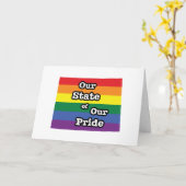 デルの州プライド |ワイオミング カード (黄色い花)