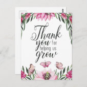 デルの成長救済に感謝します –   ポストカード (正面/裏面)