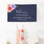 デルの水結婚色へよかわいらしうこそ 横断幕 (インサイチュ)