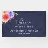 デルの水結婚色へよかわいらしうこそ 横断幕 (横)