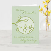 デルの考え/祈りの言葉悔やみや弔慰 カード (黄色い花)