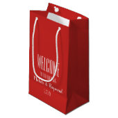 デルの赤い結婚抱き枕SMALLへようこそ スモールペーパーバッグ (正面アングル)