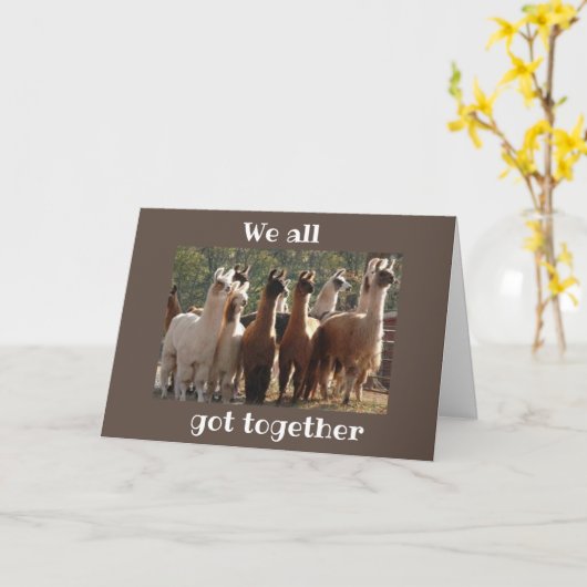 デルは全得員で「一緒」**誕生日**カード カード (黄色い花)