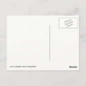 デルは抵抗し、ピンクと黒の幾何学を維持 ポストカード (裏面)