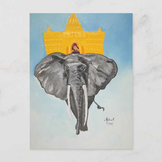 デルインディッシュジェサンテ ポストカード (正面)