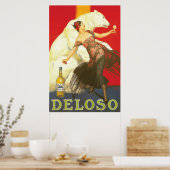 デルオソリキュールパリ1930s ポスター (キッチン)