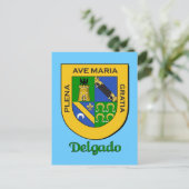 デルガドファミリーヘラルディックシールド ポストカード (スタンド正面)