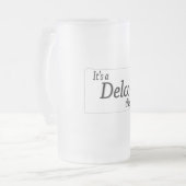 デルコの物だ！ フロストグラスビールジョッキ (正面左)