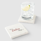 デルコの物(R) ストーンコースター (横)