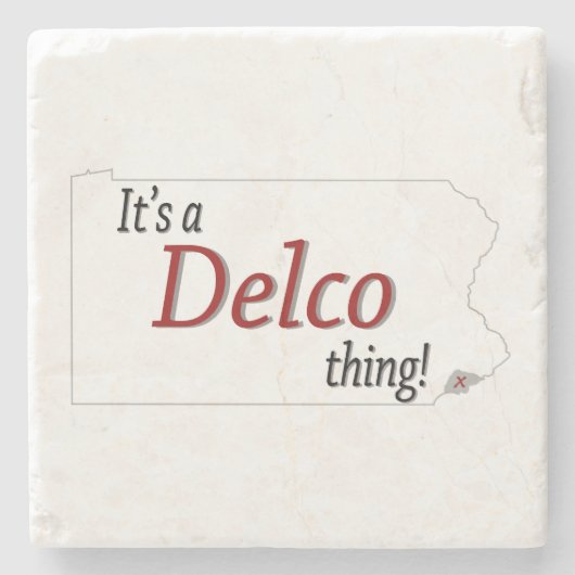 デルコの物(R) ストーンコースター (正面)