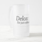 デルコライフスタイル フロストグラスビールジョッキ (正面左)