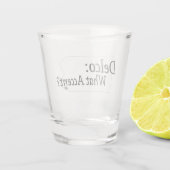 デルコ – アクセントは？ ショットグラス (裏面)